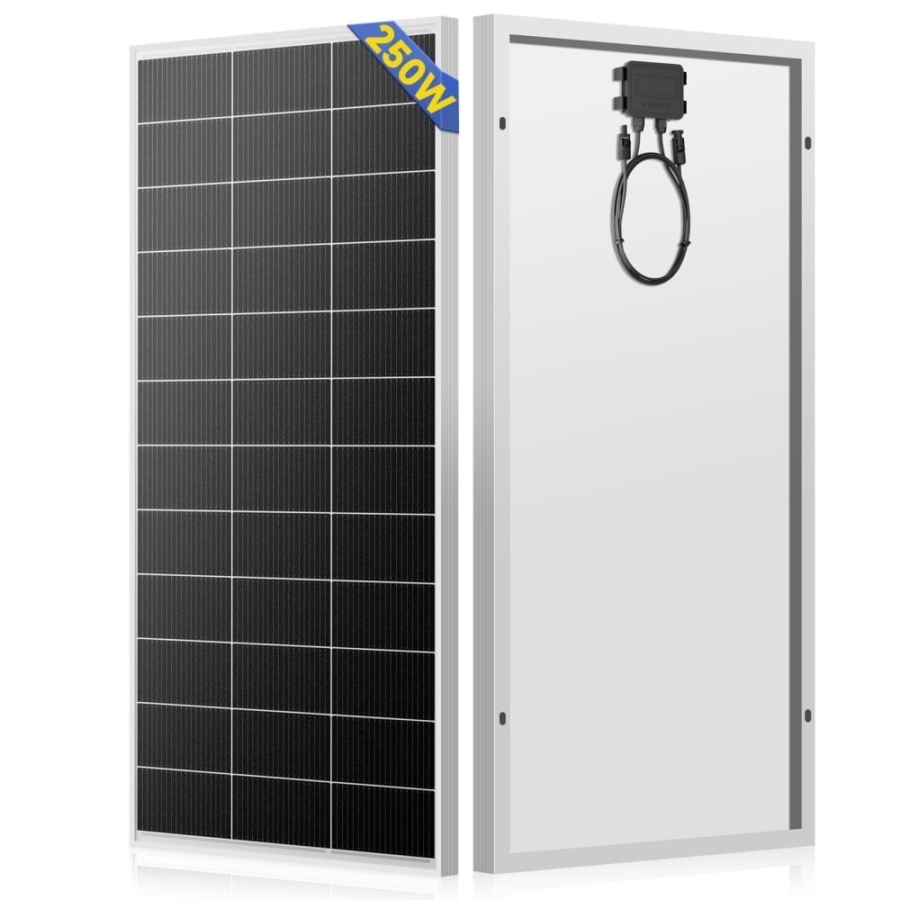 WERCHTAY 250W 500W 1000W Mono Solar Panel 18BB Power RV Camping Home Camp Off Grid Charge