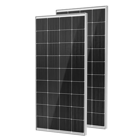 WERCHTAY Solar Panel 400W 12V, 2-Pack Monocrystalline PV Module for RV, Roof, and Off-Grid