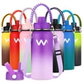 thumbnail image 1 of WEREWOLVES 32 oz Insulated Water Bottle, Stainless Steel Vacuum Sports Water Bottle with 2 Lids, Durable Leakproof Metal Thermos, BPA-free Water Flask Jug with Strap for Gym Camping, 1 of 6