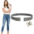 thumbnail image 1 of WERFORU No Buckle Stretch Belt for Women and Men Elastic Waist Belt up to 72 Inches for Jeans Pants, 1 of 8