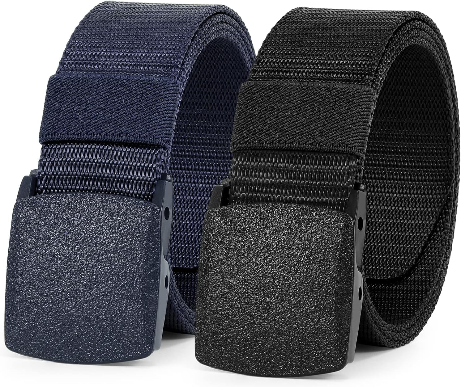 Armscye 3 Pack Mens Canvas Web Belts, 50.29'' Belts for Men, Nylon Cut To Fit Military Tactical Style Fabric Belts, No Hole Belt for Men (Black, Slate Gray, Navy) - Walmart.com Armscye 3 Pack Mens Canvas Web Belts, 50.29'' Belts for Men, Nylon Cut To Fit Military Tactical Style Fabric Belts, No Hole Belt for Men (Black, Slate Gray, Navy) - Walmart.com