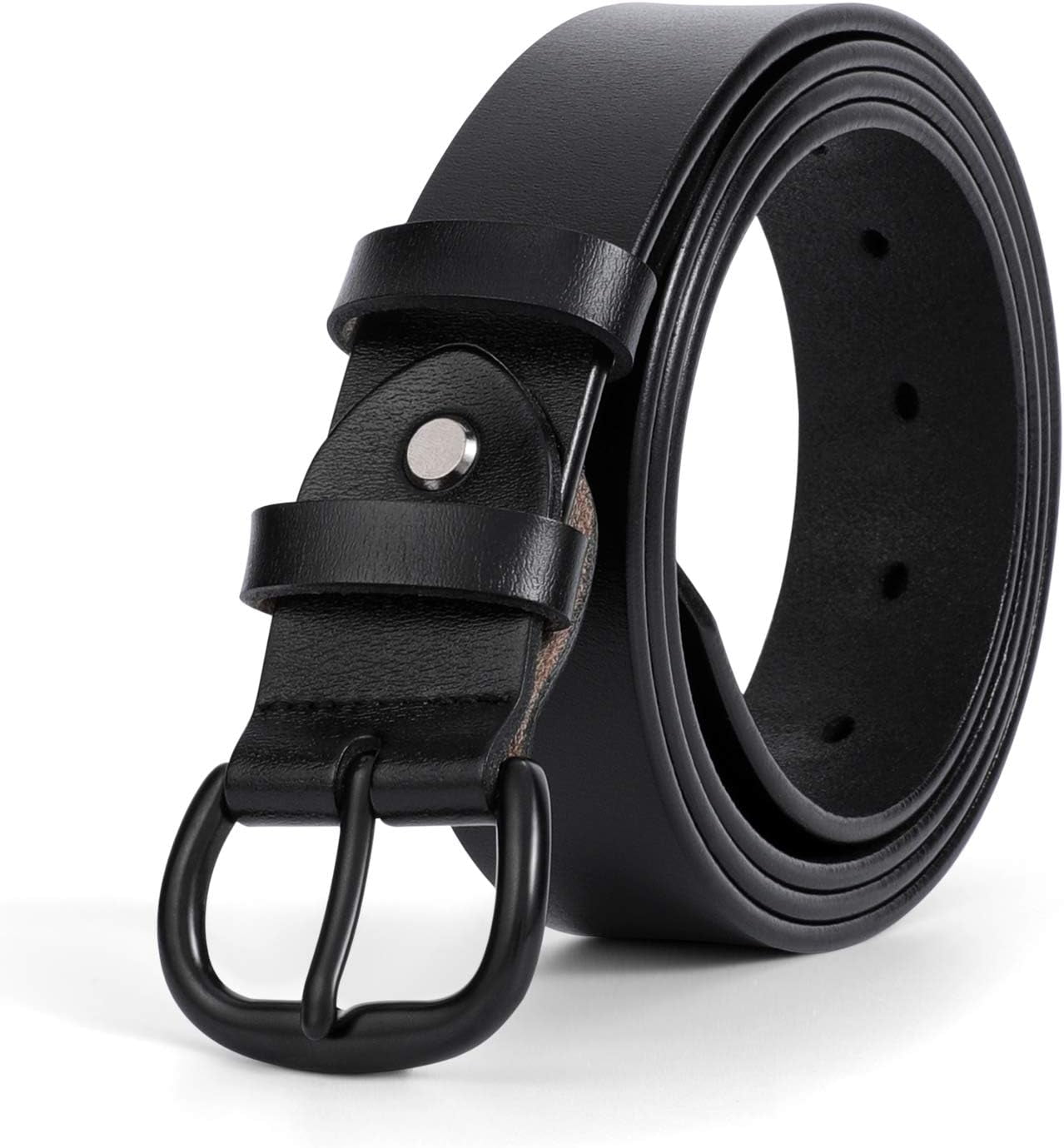 5139 Women’s 1.10″fashion Black Retro Vintage Leather Belts For Jeans Pants Amazon.com: ALAIX Women main image 2