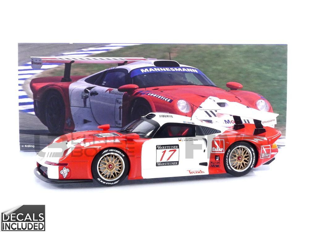 Werk 83 1/18 Porsche 911 GT1 – Le Mans 1997, Métal, Neuve