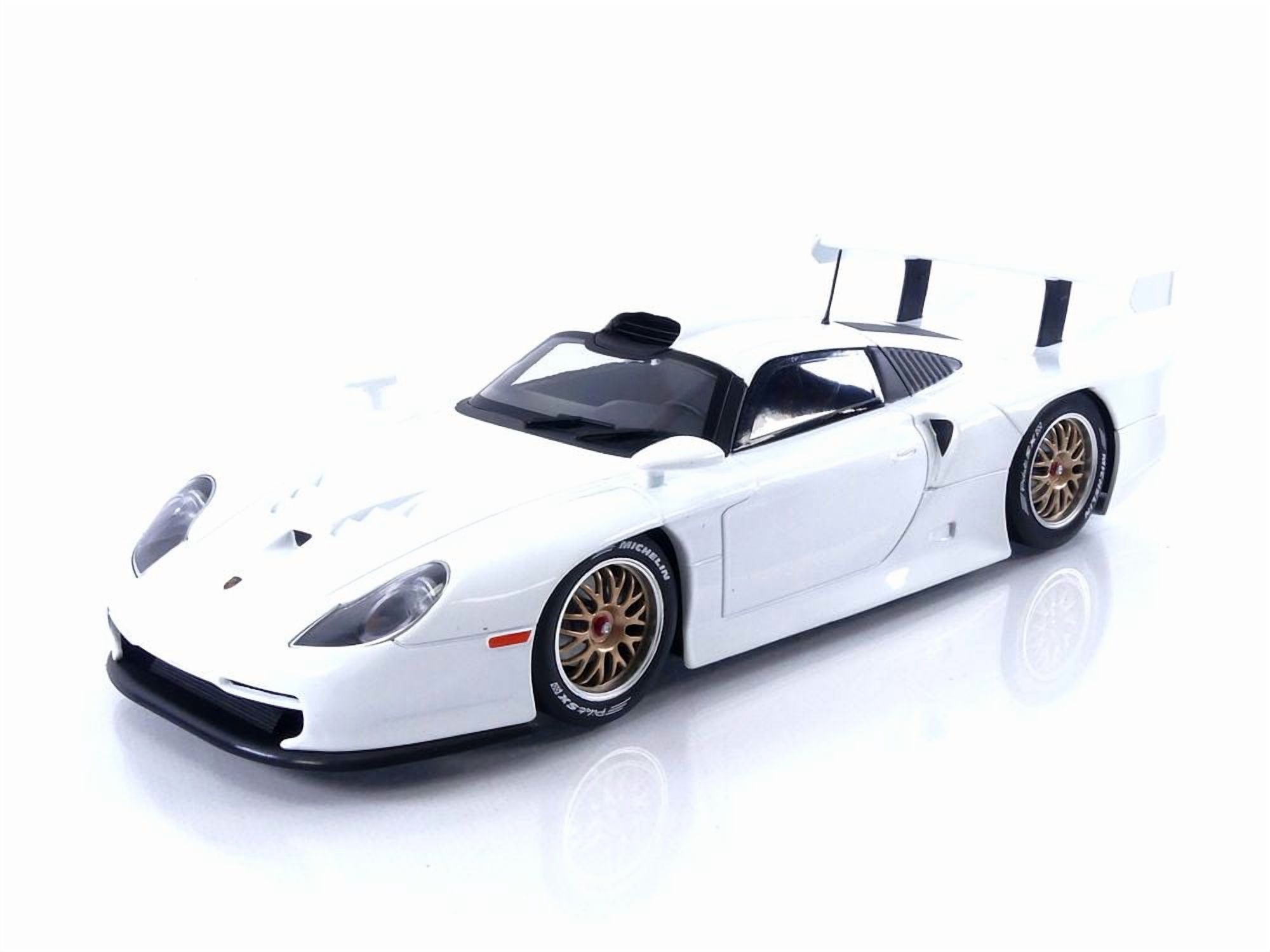 WERK 83 – POR 911 GT1 Street Version Plain Body Edition 1997 – Miniature 1/18 En Métal, Blanche