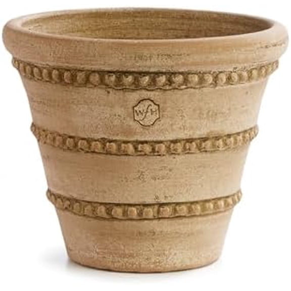 WERLIKEWH Oldham Pot #4 Aged Terracotta$$Garden &