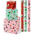 thumbnail image 1 of WERNNSAI Christmas Wrapping Paper - 3 Rolls 17” x 120” Christmas Unicorn Wrapping Paper Rolls Christmas Gift Wrap Paper Girls Birthday Wrapping Paper Holiday Wrapping Paper Unicorn Gift Wrap Paper, 1 of 7
