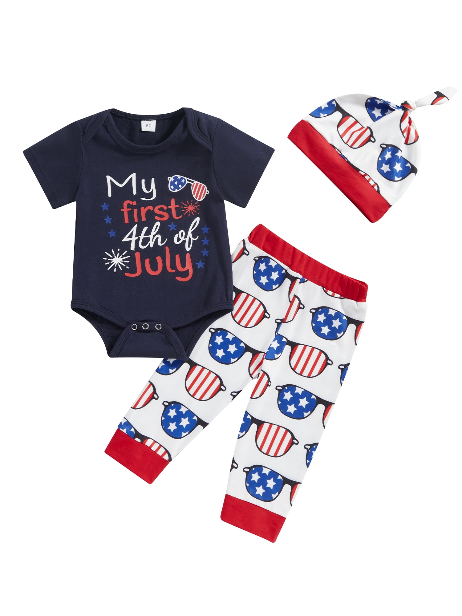 Family s Matching Sets Canrulo 4th Of July Baby Boy Jumpsuit Short