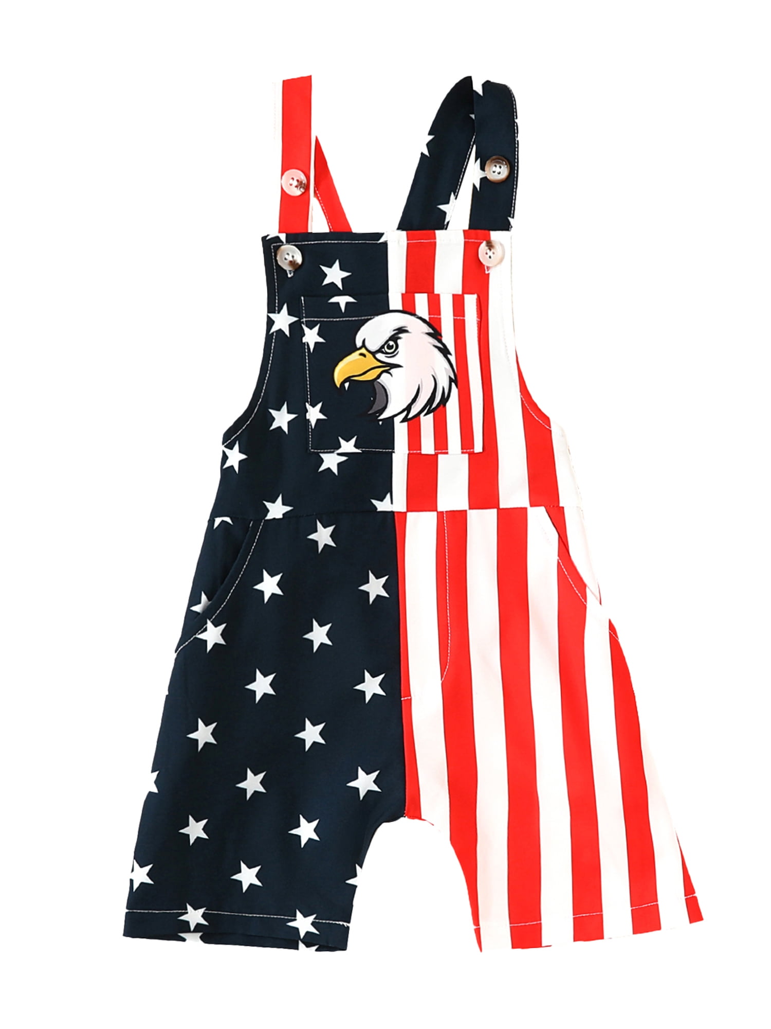 4th of july toddler romper