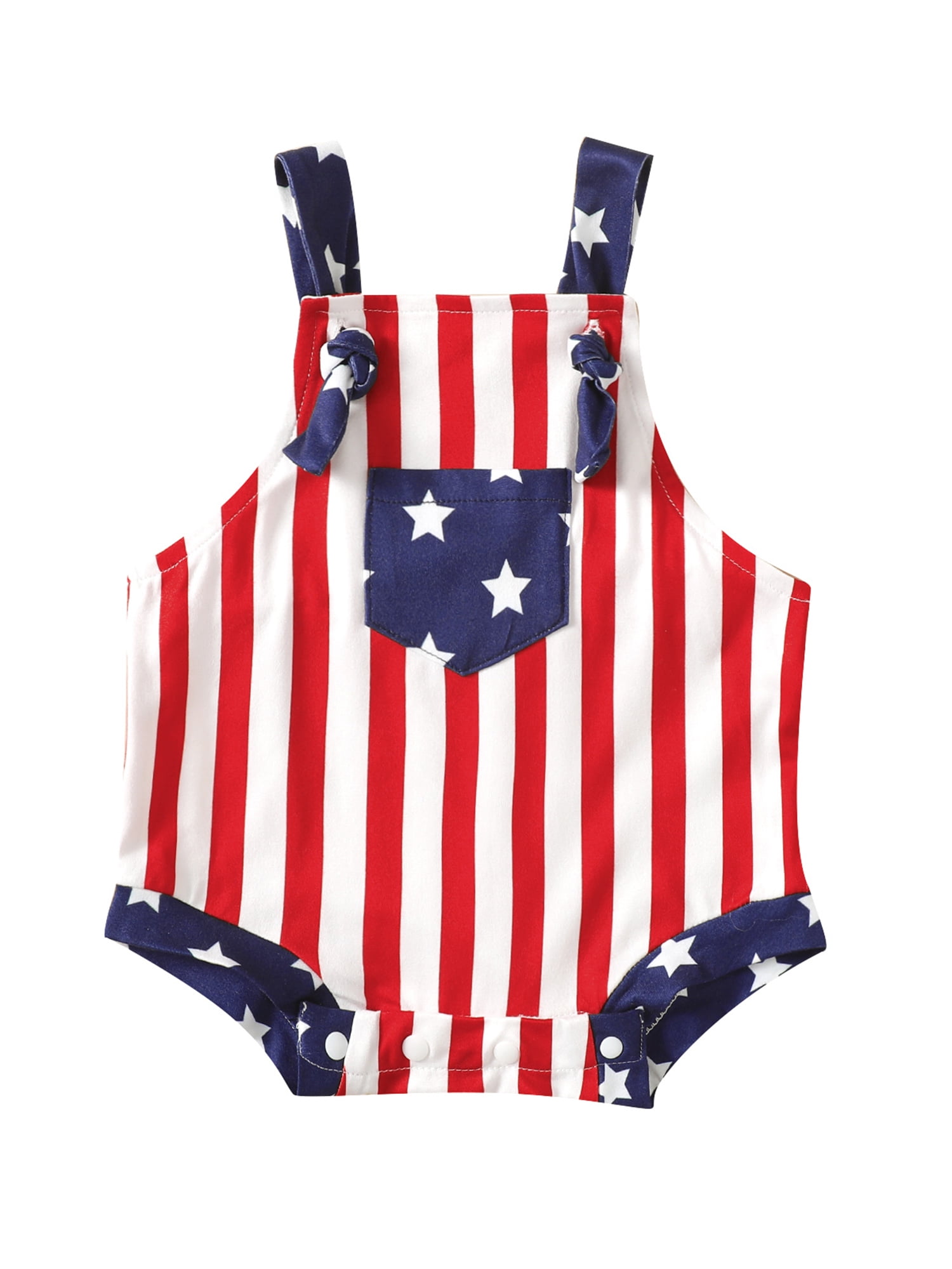 4th of july toddler romper