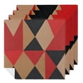 thumbnail image 1 of WERPE Abstract Triangles Polyester Dinner Napkin for Dining Table Kitchen Party Housewarming Decor Cloth Napkin Reusable 2 PCS, 1 of 7