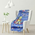 thumbnail image 1 of WERPE Dinosaur Blanket for Boys, Blankets for Boys, Dinosaur in The Dark Blanket for Kids, Toddler Blanket for Boys, Soft Blankets and Throw White, 1 of 6
