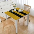 thumbnail image 1 of WERPE Football Style Material Decoration Square Fitted Table Cloths white, 1 of 7