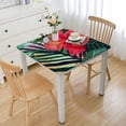 thumbnail image 1 of WERPE Hibiscus Flower Hawaiian Outdoor Picnic Camping and Indoor Kitchen Dining Party Tablecloth white, 1 of 7