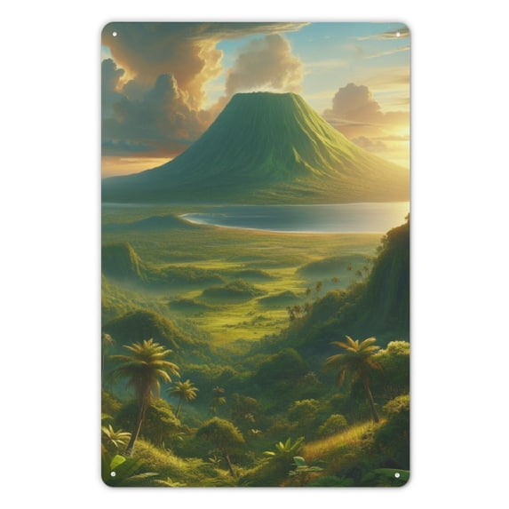 WERPE Metal Art Hanging Painting 8*12in 8x12in