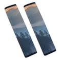 thumbnail image 1 of WERPE Mountain Fog Sunset Soft Comfort Car Seat Belt Pads Cover Car Interior Decor Ideal for Car Interior Accessories 2Pcs, 1 of 6