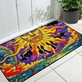 thumbnail image 1 of WERPE Psychedelic Art Square Floor Mat for Home Entrance Outside Entry, Yard, Floor, Patio - Anti-Slip, Durable, UV Resistant 19.68*47.24 in, 1 of 6