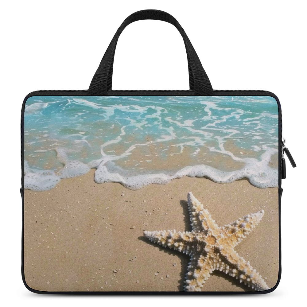 WERPE Starfish Beach Ocean Laptop Bag Diving Fabric Soft Carrying ...