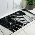 thumbnail image 1 of WERPE Stars Sky Square Floor Mat Indoor Outdoor Burlap Felt Anti-Slip 19.68*47.24 in, 1 of 6