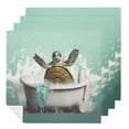 thumbnail image 1 of WERPE Turtle Cloth Napkins Polyester Home Decor Reusable Machine Washable Fabric for Events 6 PCS, 1 of 7