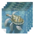 thumbnail image 1 of WERPE Turtle Polyester Dinner Napkin for Dining Table Kitchen Party Housewarming Farmhouse Decor 2 PCS, 1 of 7
