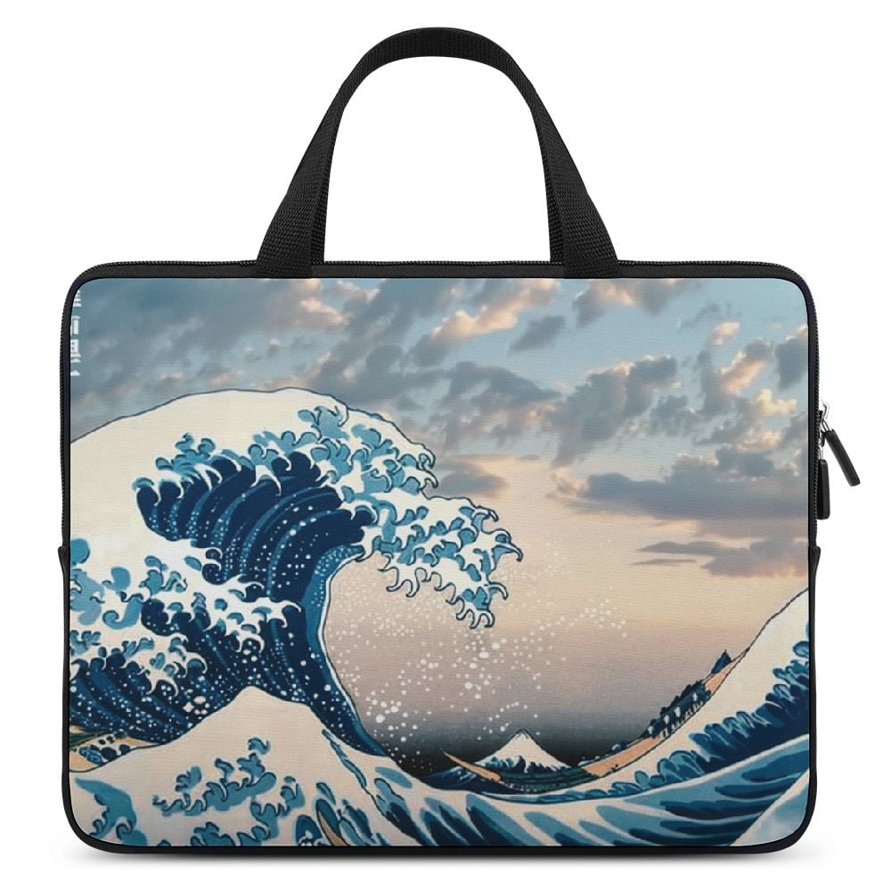 WERPE Wave Ocean Sky Laptop Bag Diving Fabric Tablet Cover Neoprene ...
