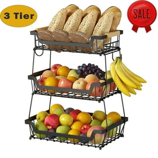 Tier Wrought Iron Fruit Basket