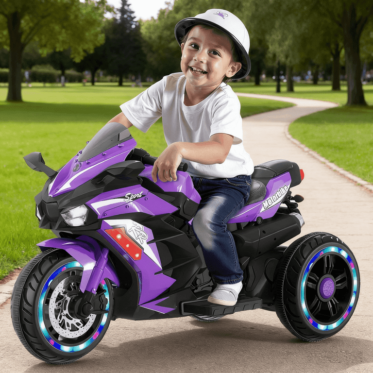 WERSEON Kids Ride On Motorcycle, 12V 7AH Battery Powered Ride on