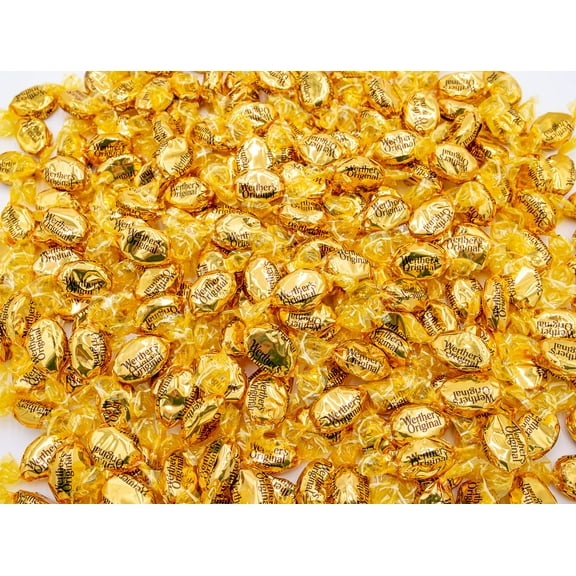 WERTHER'S ORIGINAL Hard Candy 2 lb Bulk Bag, Classic Cream and Caramel Flavors, Individually Wrapped (166 Pieces)