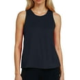 thumbnail image 1 of WERYOUNG Blouson Tankini Tops For Women Loose Fit Tropical Hawaii Vacation Swimwear Beachwear Female Versatile Sports Fitness Yoga Vest,Black,S, 1 of 5