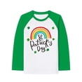 thumbnail image 1 of WERYOUNG Boy's T-Shirts St Patrick's Day Long Sleeve Crewneck Letter Print Kids Casual T Shirt Everyday Wear Relaxed Fit Tee Shirts Club Party Soft Comfortable Tops, 1 of 4