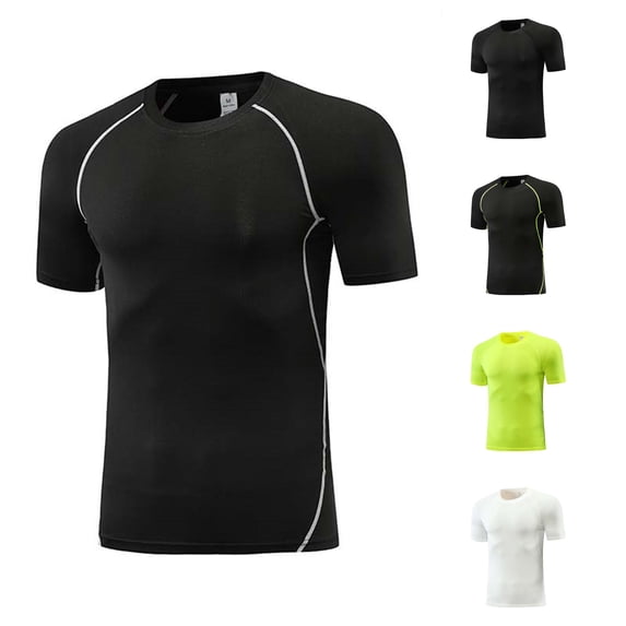 WERYOUNG Boys Compression Shirt Athletic Performance T Shirts Wicking Breathable Fit Tees For Kids Youth Sports Training Soft Tops 11-13 Years