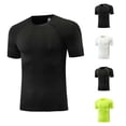thumbnail image 1 of WERYOUNG Boys Compression Shirt Athletic Performance T Shirts Wicking Breathable Fit Tees For Kids Youth Sports Training Versatile Tops 5-7 Years, 1 of 4