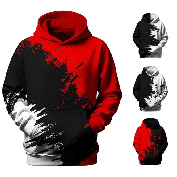 WERYOUNG Boys Hoodies Casual Long Sleeve Tie Dye Hooded Sweatshirts Pocket Pullover Hoodie For Boys Cozy Tops 11-12 Years