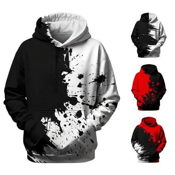 WERYOUNG Boys Hoodies Casual Long Sleeve Tie Dye Hooded Sweatshirts Pocket Pullover Hoodie For Boys Stylish Top 5-6 Years
