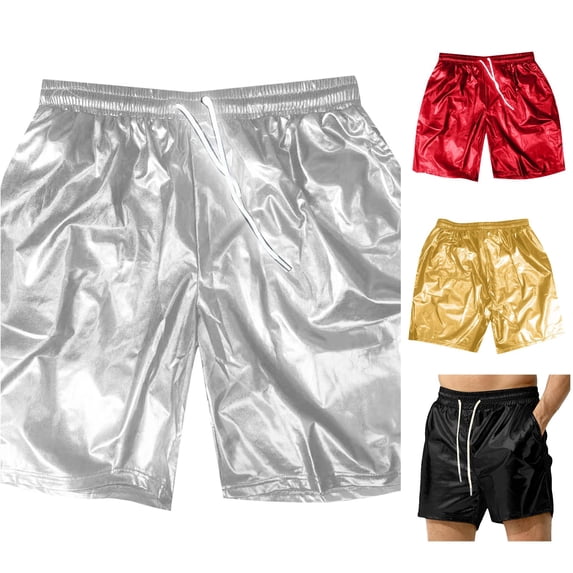 WERYOUNG Cargo Shorts For Men Solid Color Elastic Waist Casual Summer Athletic Shorts With Pockets For Outdoor Sports Comfortable Bottom XXL