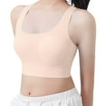 thumbnail image 1 of WERYOUNG Child Crop Tops Bra Girls Seamless Sports Bra Training White Teen Bra Camisole Style Lightweight Seamless Kids Relaxed Fit, 1 of 4