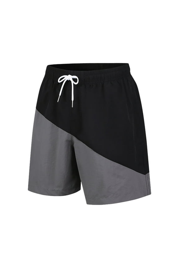 Couple Sports And Fitness Nylon Shorts Men Can Go Underwater Trousers Breathable Trunks, Dark Gray, XXXL