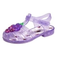 thumbnail image 1 of WERYOUNG Cute Cartoon Jelly Sandals For Girls Fruit Graphic Casual Shoes For 3-10 Outdoor Activities Versatile Footwear, 1 of 7