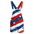 thumbnail image 1 of WERYOUNG Fourth Of July USA Festival Overalls For Man Patriotic Graphic Denim Jumpsuit Casual Red White Blue Suspender Shorts Stylish One-Pieces XXXXXL, 1 of 6