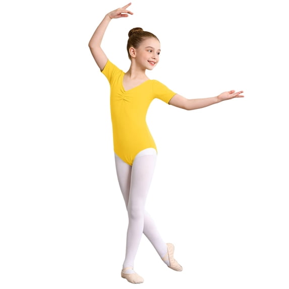 WERYOUNG Girl's Rompers Short Sleeve Crewneck Kids Patchwork Elegant Dancewear Jumpsuit Home Lounging Stylish Comfortable One-Pieces