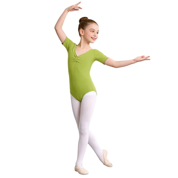 WERYOUNG Girl's Rompers Short Sleeve Crewneck Kids Patchwork Elegant Dancewear Jumpsuit Outdoor Activities Stylish Comfortable One-Pieces