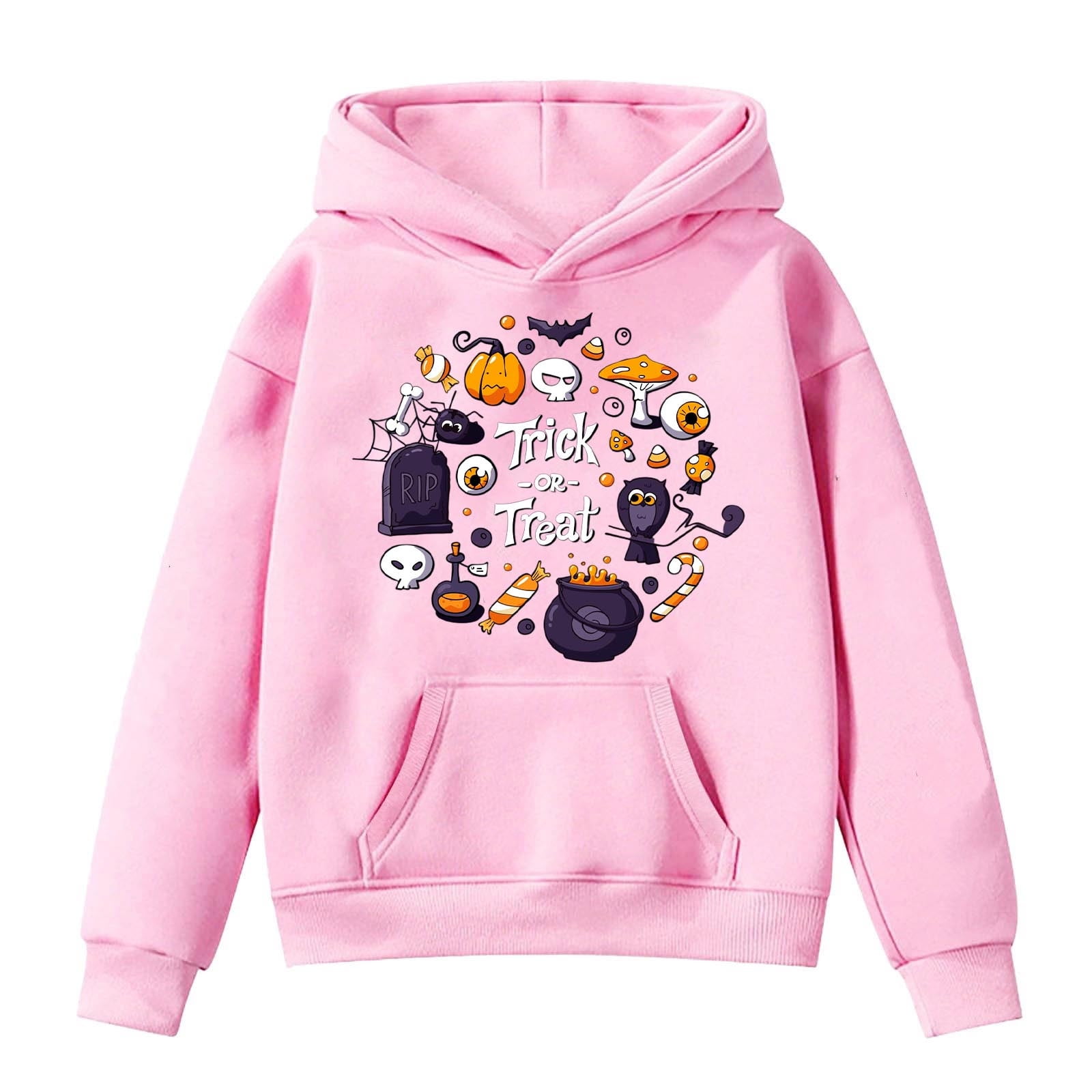 Girls Boys Plain Hoodie Kids School Jumper Long Sleeve Hoodies Solid Color Sweatshirt Aesthetic Multi Color Sports Top Soft Comfy Pullover (Black, 3-4 8 thumbnail image