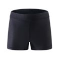 thumbnail image 1 of WERYOUNG Girls Boys Leggings Shorts Summer Comfortable Solid Color Stretchy Elastic Waist Casual Play Dance Shorts Baby Stylish Daily Wear Shorts,Black,4-5 Years, 1 of 4