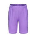 thumbnail image 1 of WERYOUNG Girls Boys Pajamas Shorts Summer Casual Solid Color Stretch Elastic Waist Shorts Toddler Trendy Sweat Pants,,9-10 Years, 1 of 4