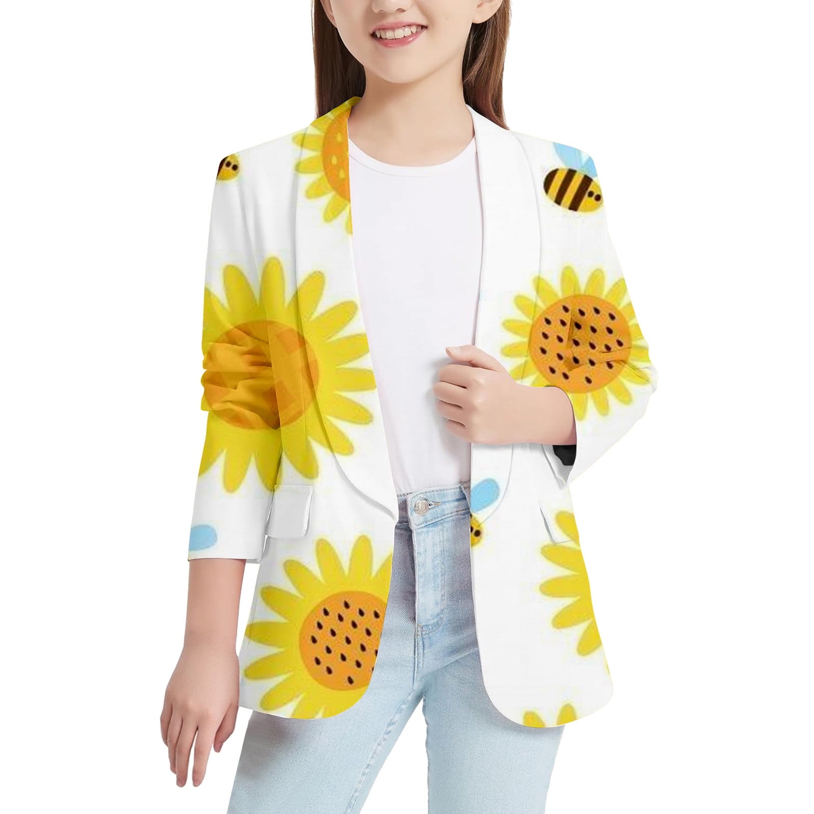 Sunbeam Yellow Cutwork Kids Shirt