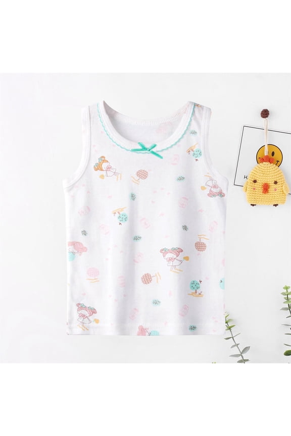 Girls Boys Tee Summer Cute Sweet Cartoon Graphic Printed Round Neck Short Sleeve Relaxed Fit Tee Shirts,Green,18-24 Months