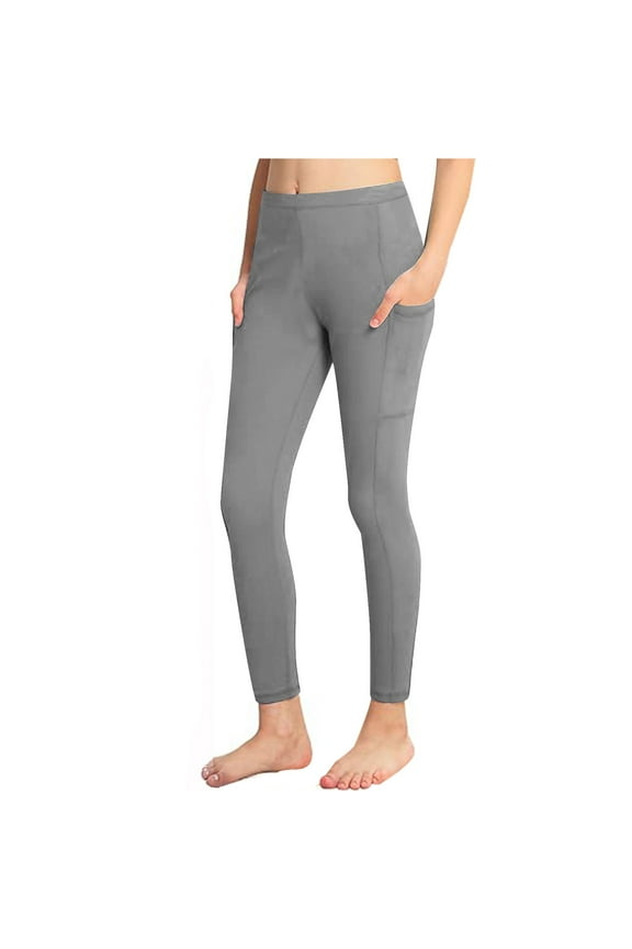 Girls Boys Yoga Pants Summer Loose Solid Color Stretch Elastic Waist Leggings Pants With Pockets For Gym Dance And Casual Wear Toddler Stylish Outdoor Wear,Grey,10-11 Years