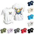 thumbnail image 1 of WERYOUNG Boys Graphic Tees Cute Short Sleeve Crewneck Cartoon Baseball Prints Tee Shirts For Toddler Kids Fashion Casual Wear Soft Top 6-7 Years, 1 of 3