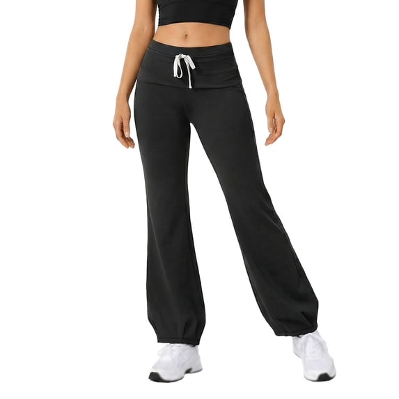 WERYOUNG High Waist Workout Pants For Women Soft Stretchy Yoga Trousers With Pockets Athletic Running Tights Leggings Versatile Bottom L
