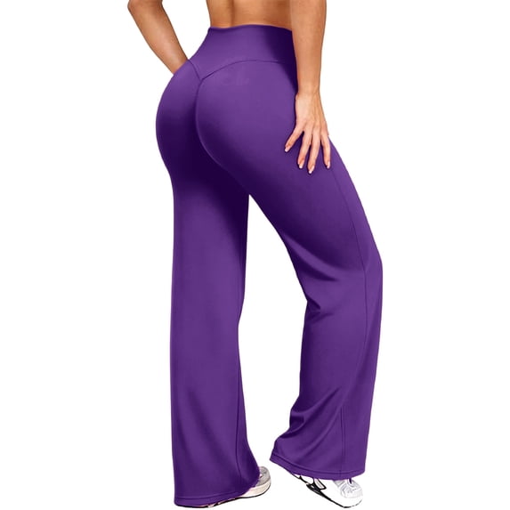 WERYOUNG High Waist Yoga Pants For Women Daily Wear Wicking Trousers Running Gym Workout Leggings Versatile Bottom XL